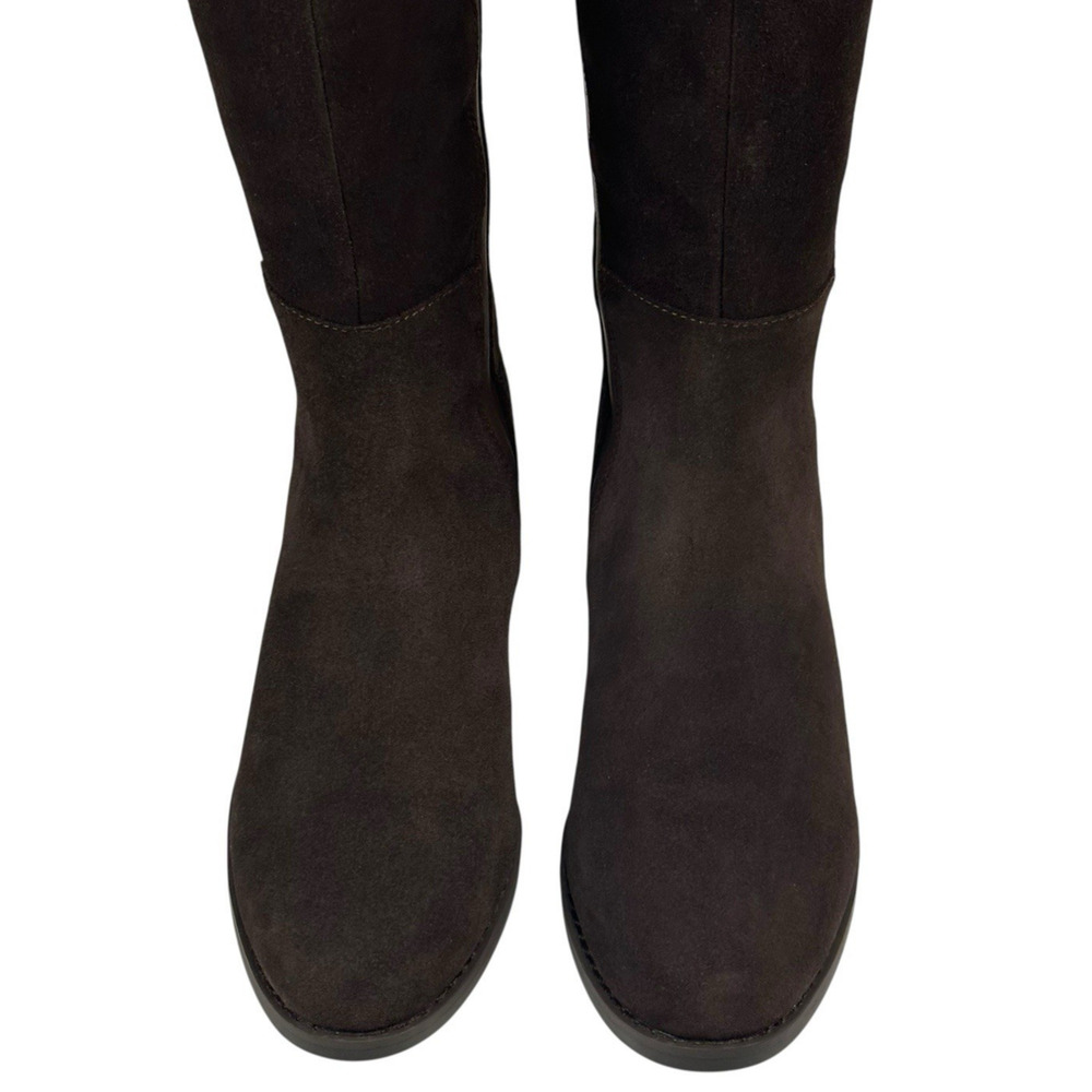 Blondo Layne Brown Suede Waterproof Over The Knee Boots Womens Size 7M New $220 - Picture 4 of 11